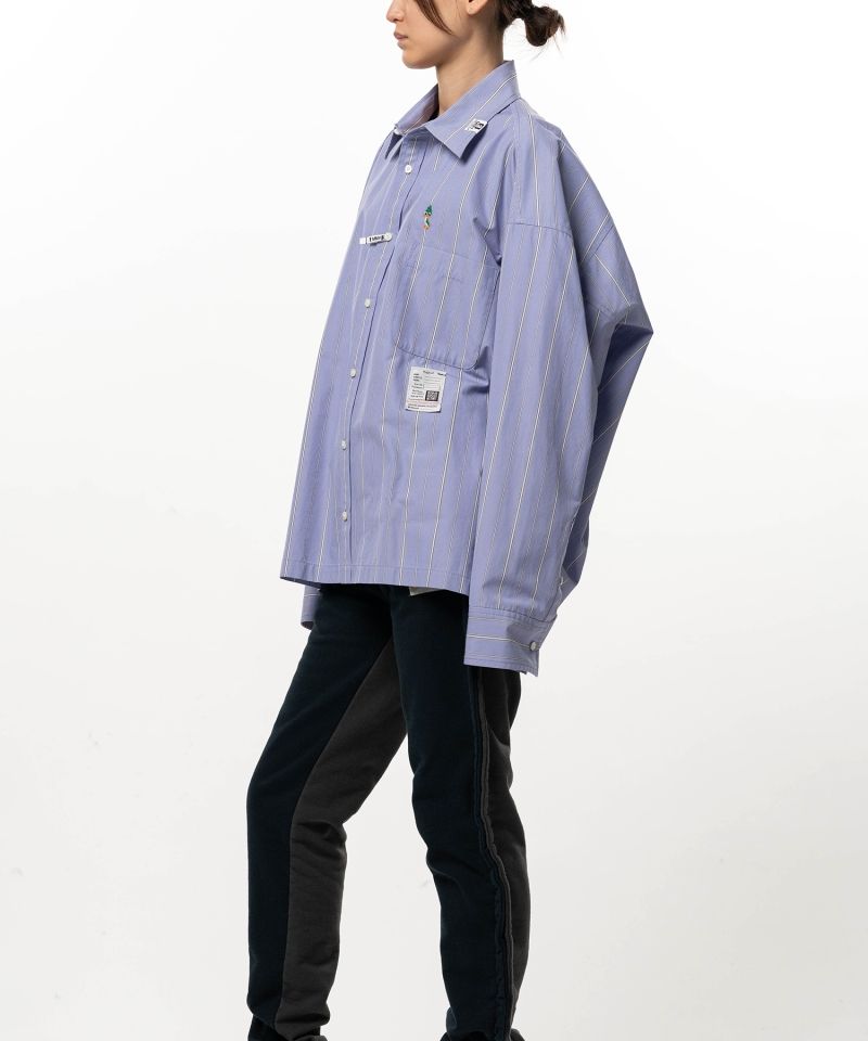 Leon Embroidery Stripe Shirt