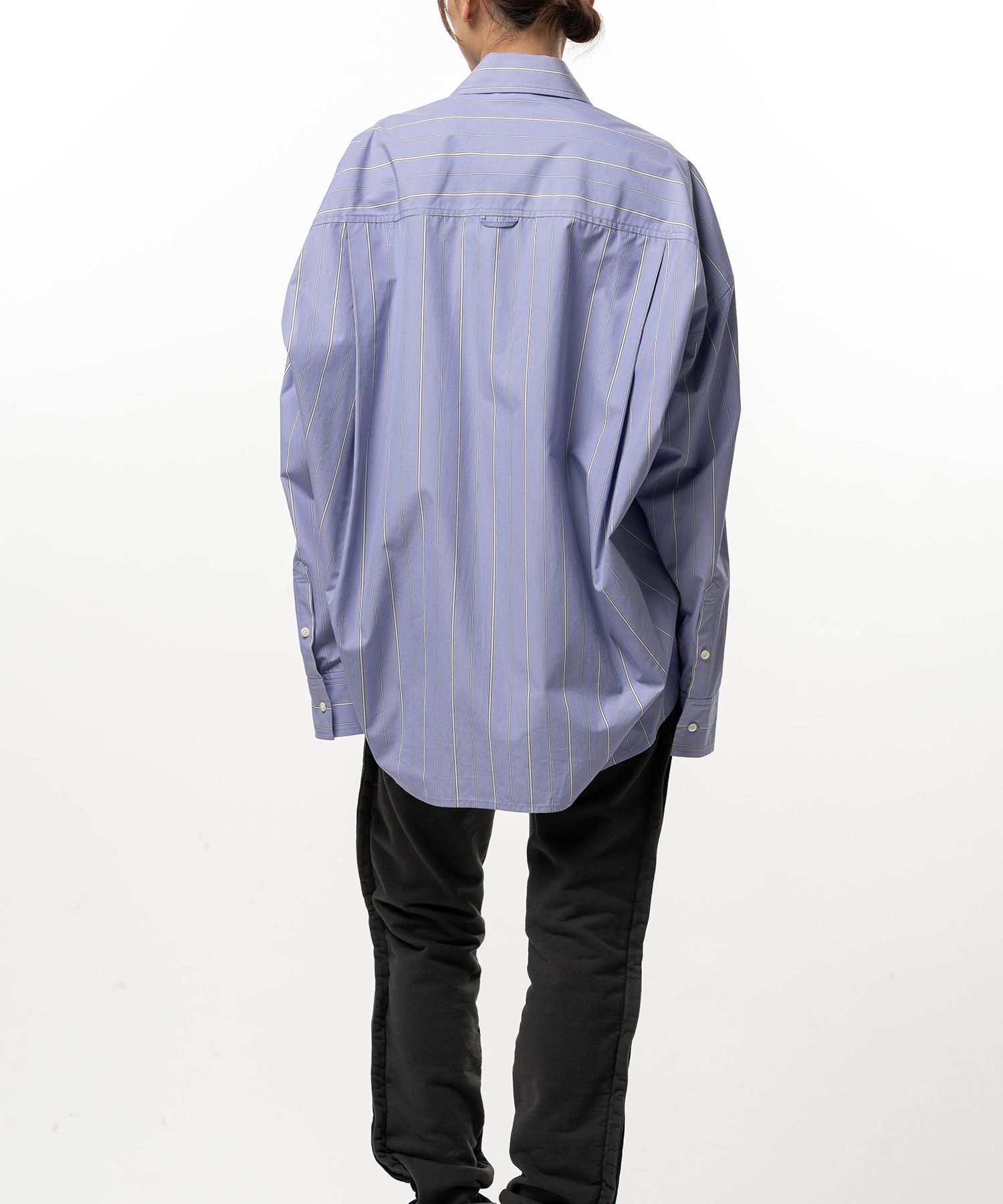 Leon Embroidery Stripe Shirt