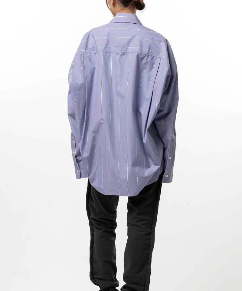 Leon Embroidery Stripe Shirt