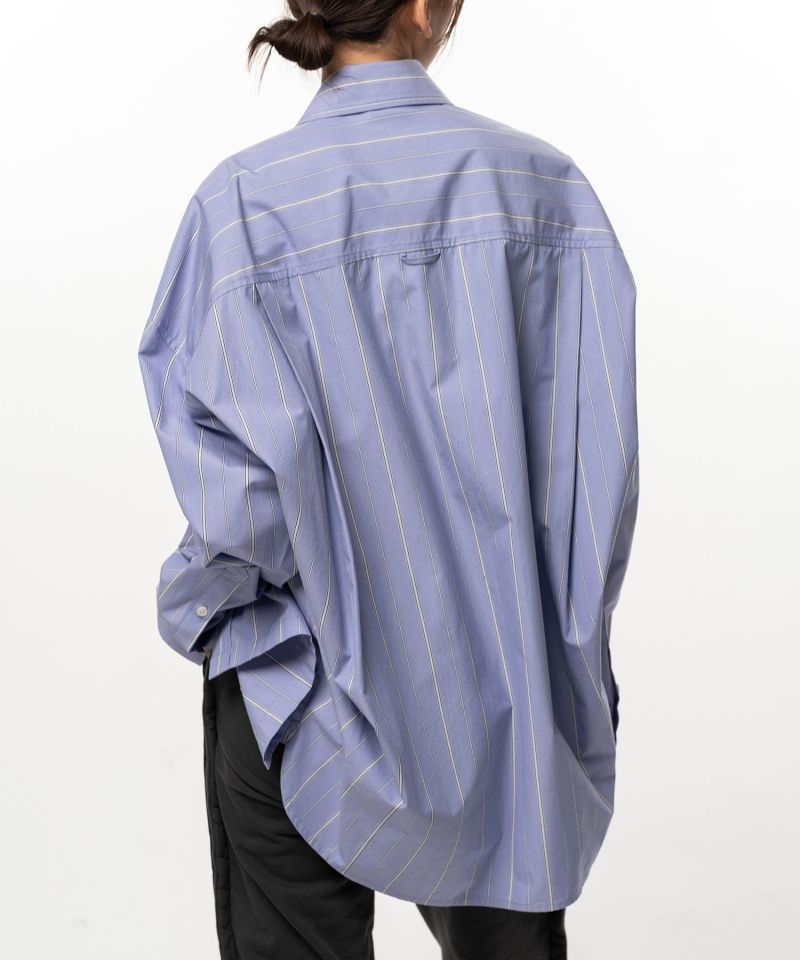 Leon Embroidery Stripe Shirt