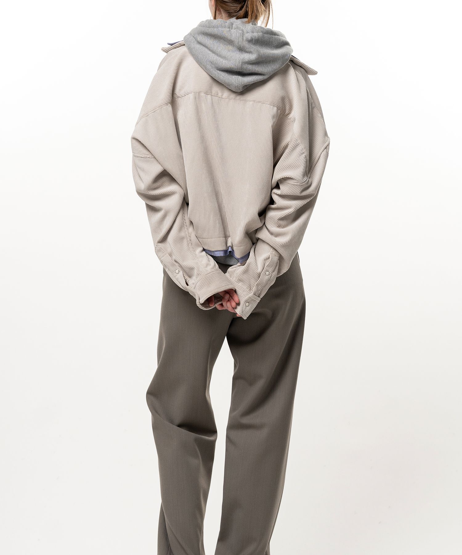 Cropped Triple Layered Shirt