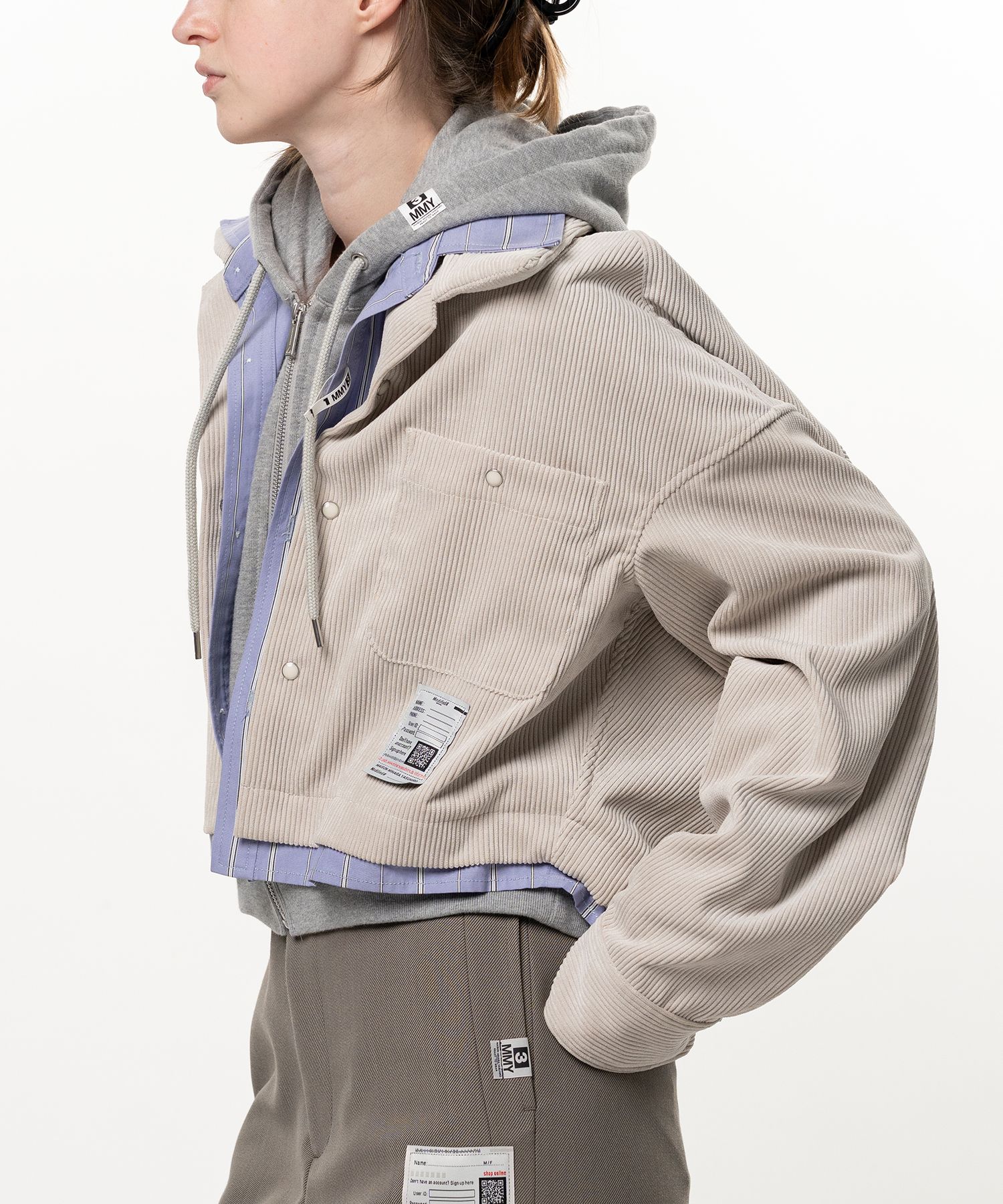 Cropped Triple Layered Shirt
