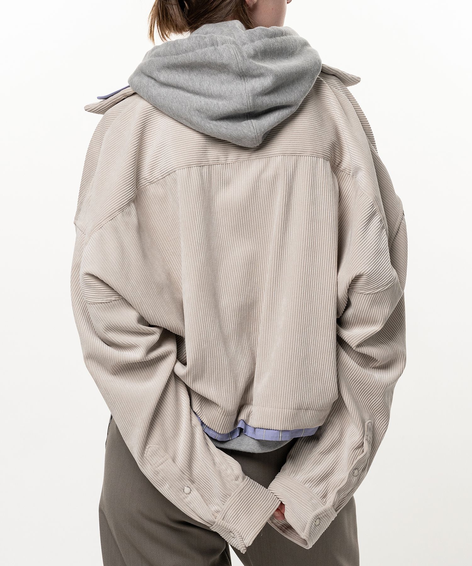 Cropped Triple Layered Shirt