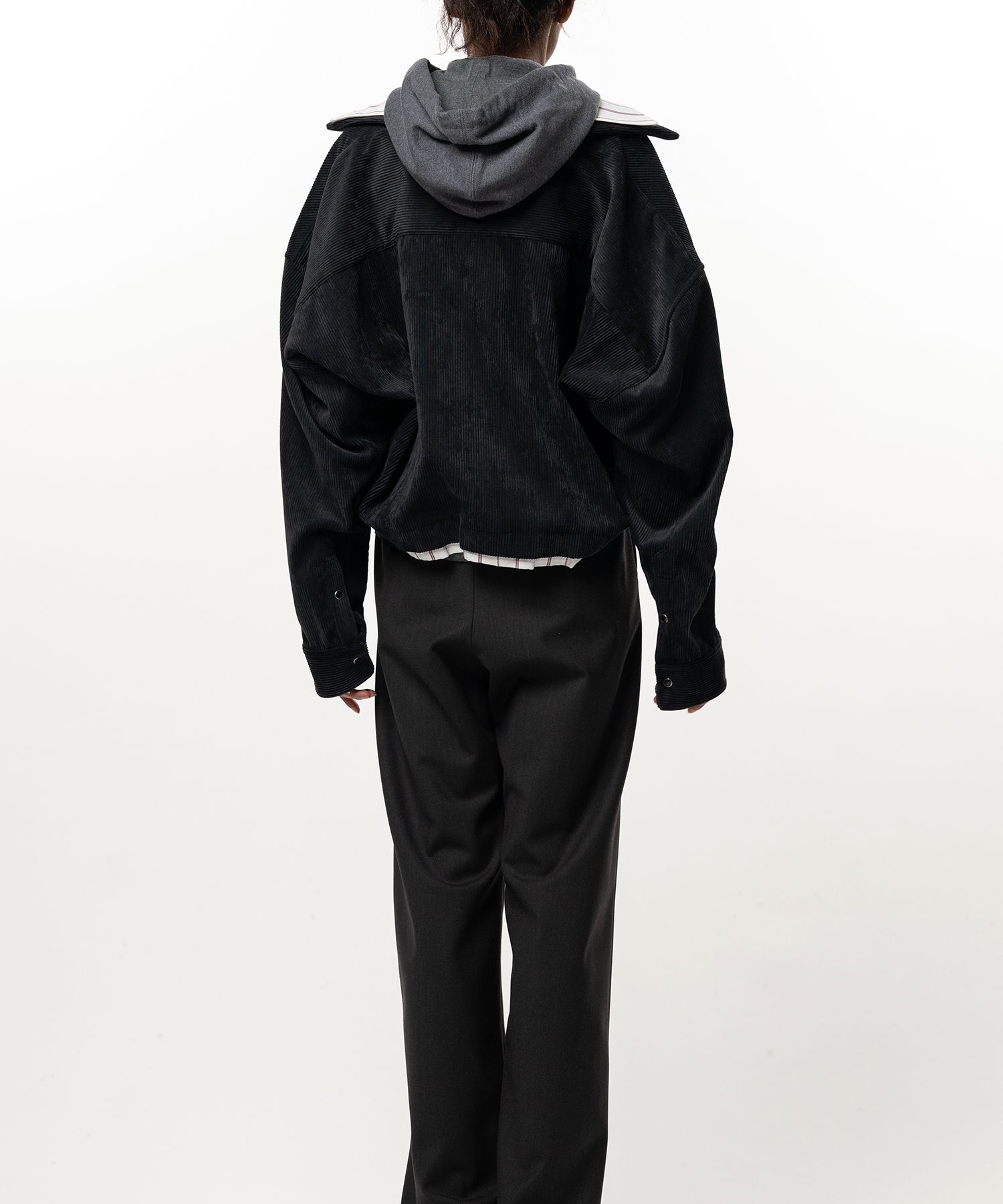 Cropped Triple Layered Shirt