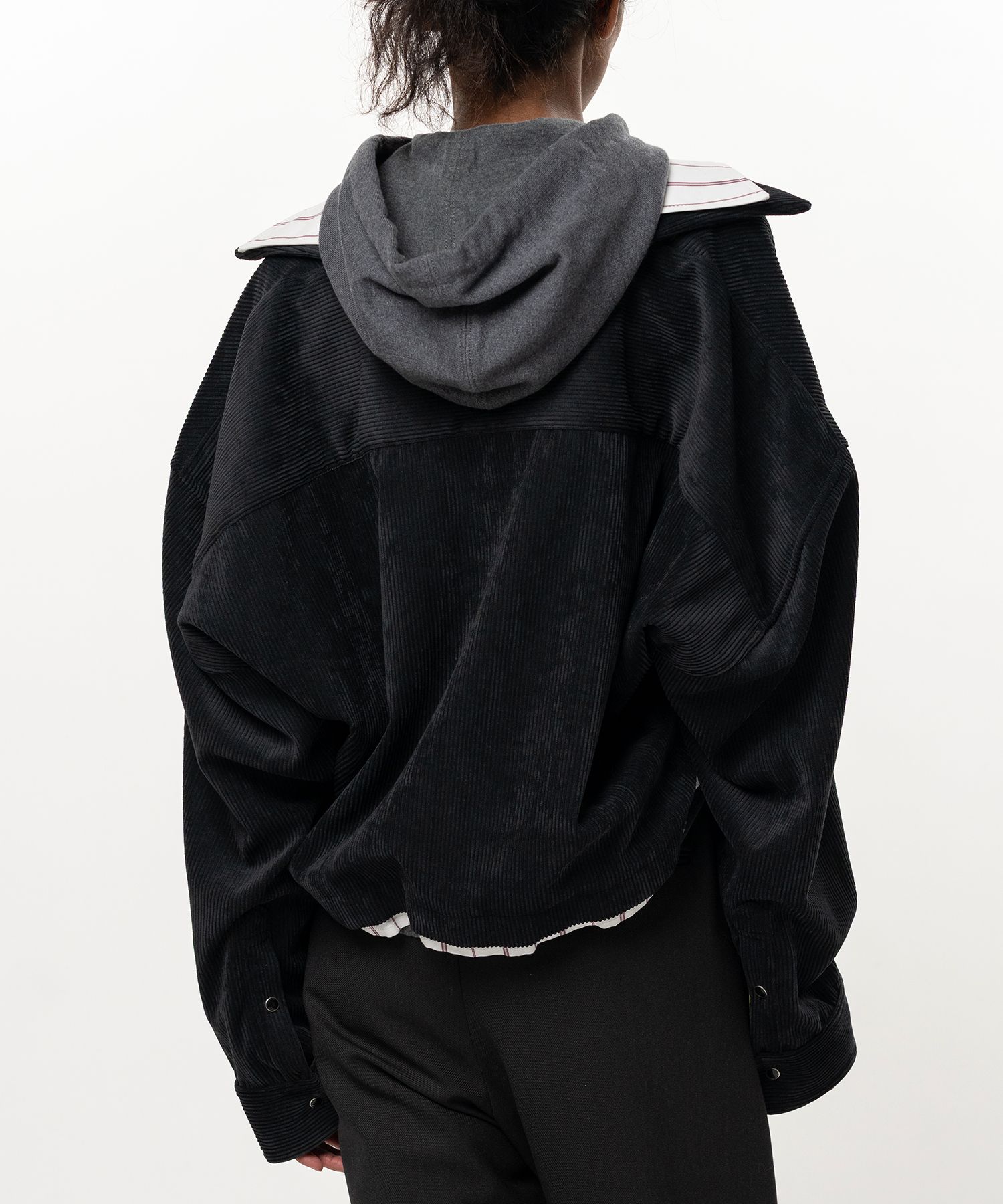 Cropped Triple Layered Shirt