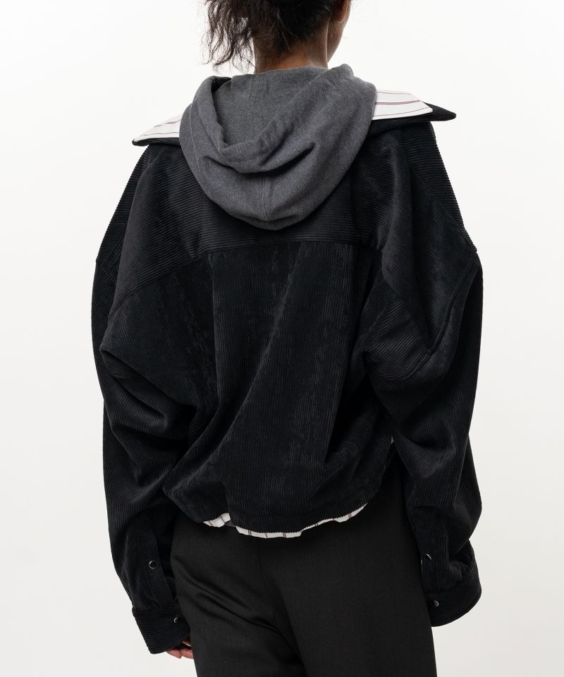 Cropped Triple Layered Shirt