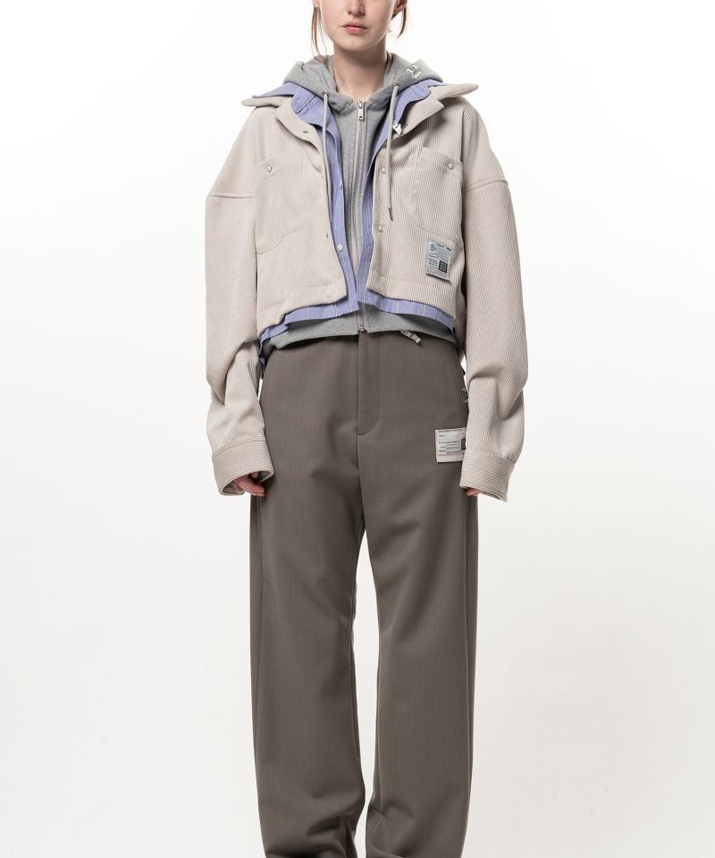 Cropped Triple Layered Shirt