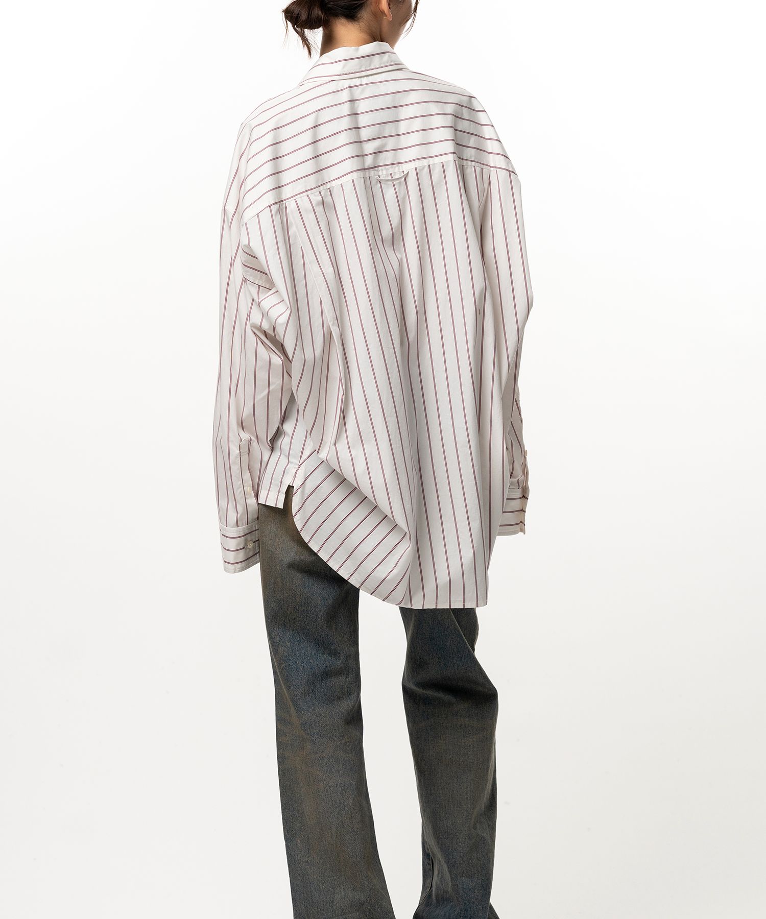 Kids Sticker Printed Stripe Shirt