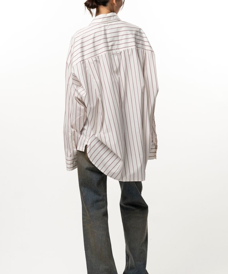 Kids Sticker Printed Stripe Shirt