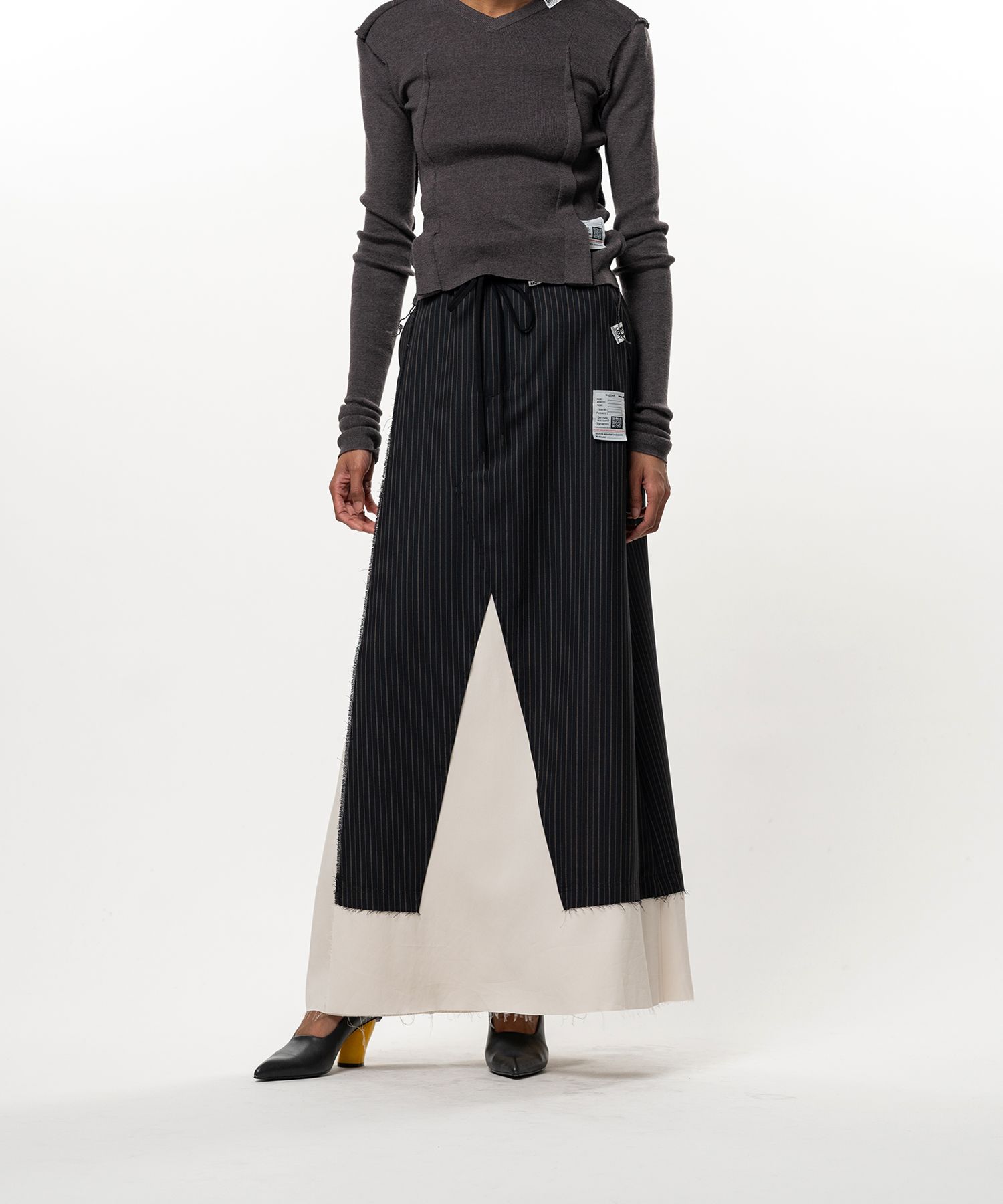 Wool Pants Combined Skirt