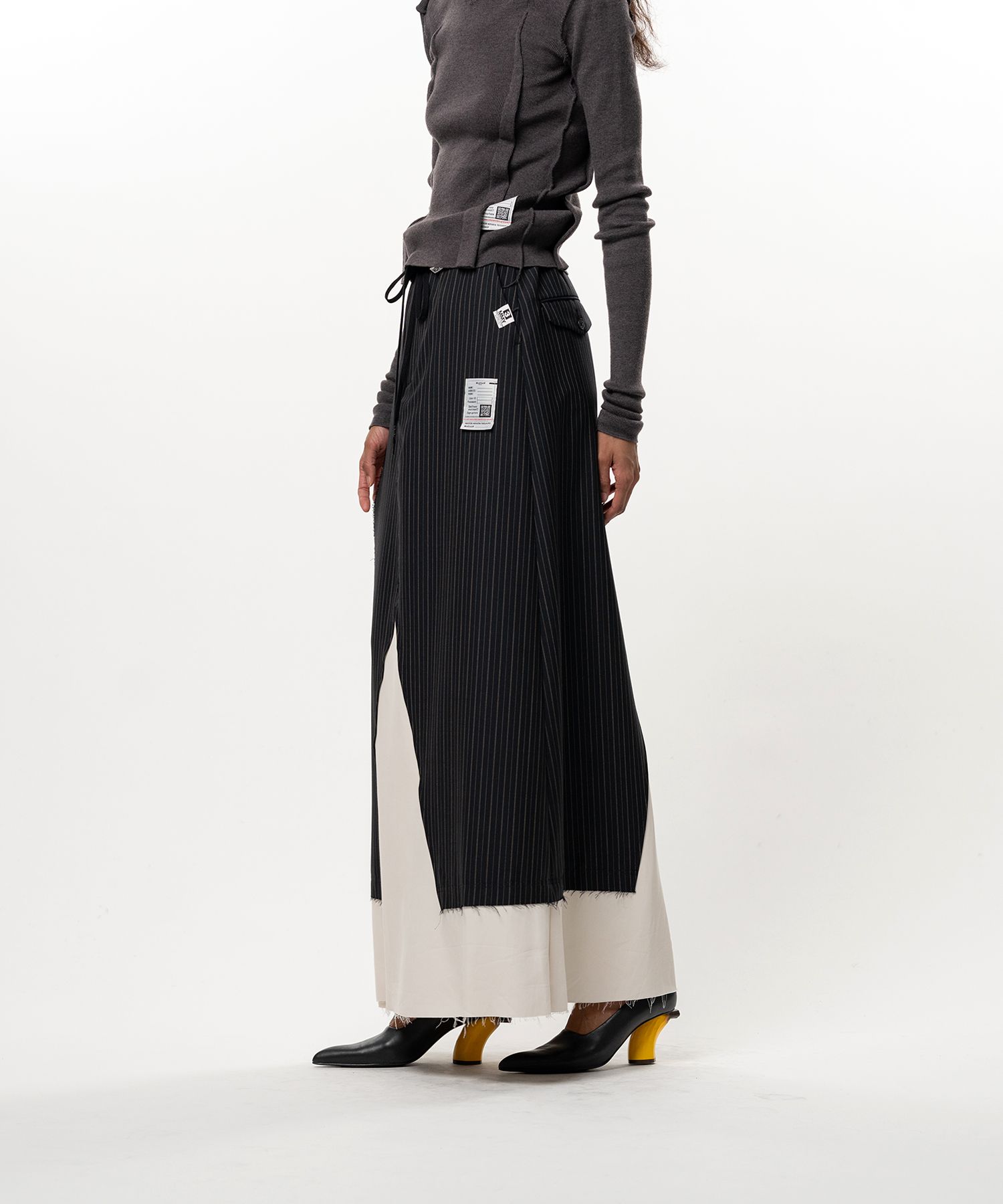 Wool Pants Combined Skirt