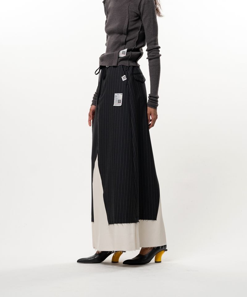 Wool Pants Combined Skirt
