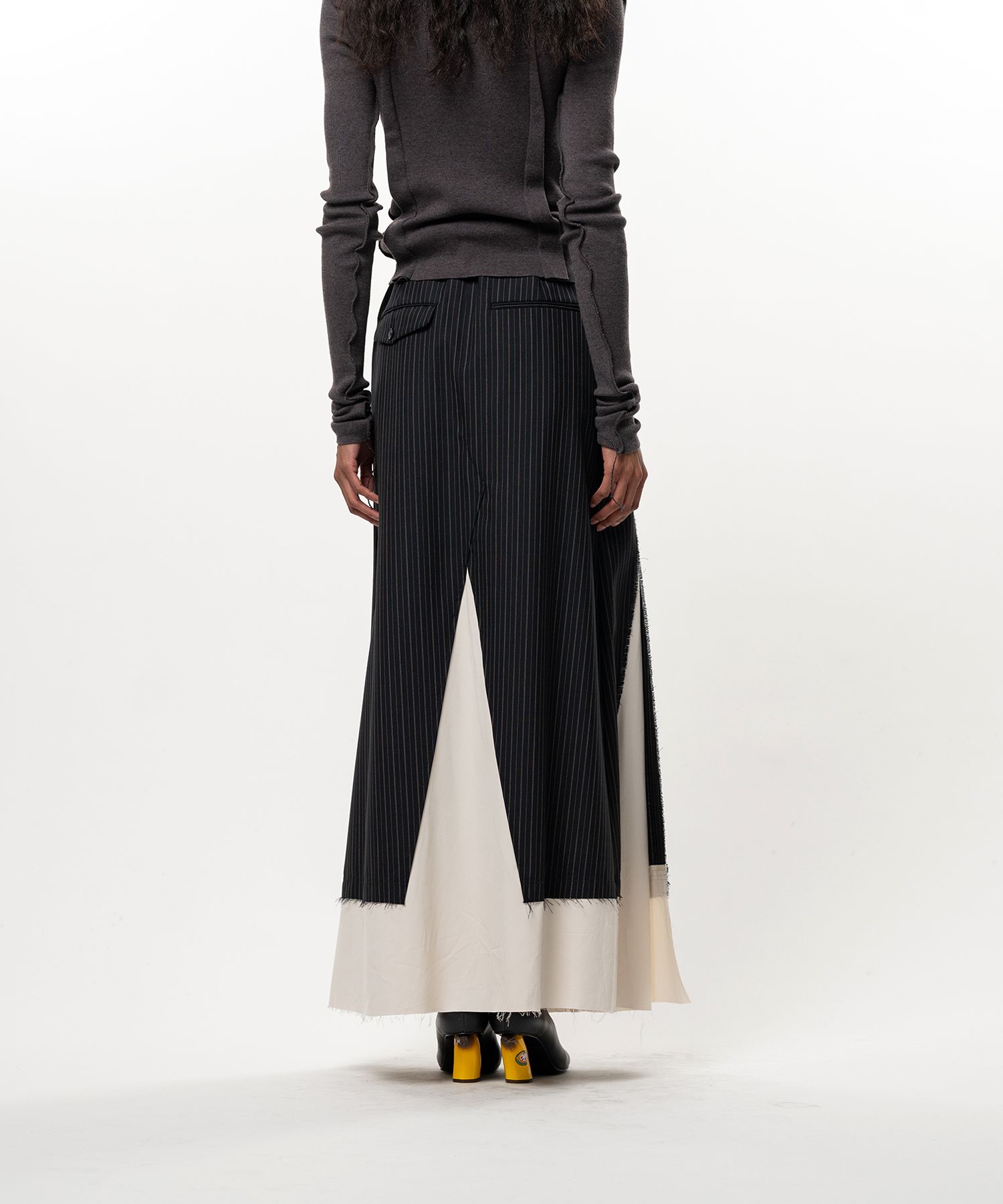 Wool Pants Combined Skirt