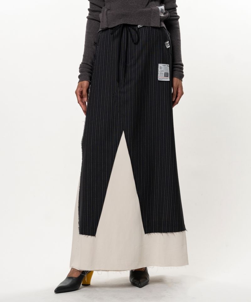 Wool Pants Combined Skirt