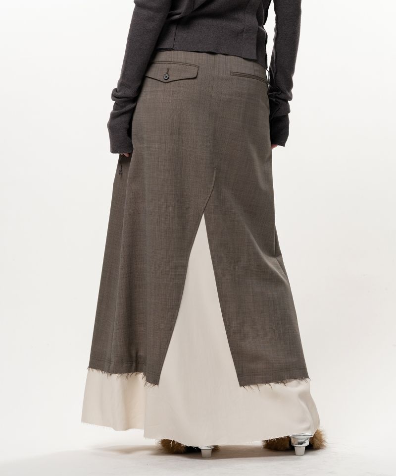 Wool Pants Combined Skirt