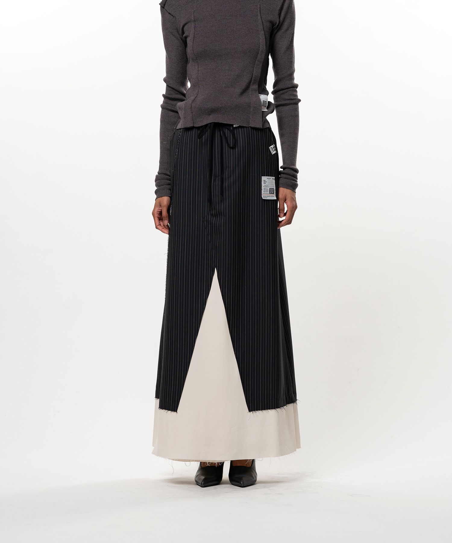 Wool Pants Combined Skirt