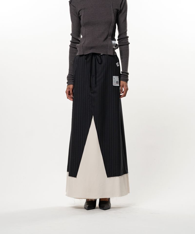 Wool Pants Combined Skirt