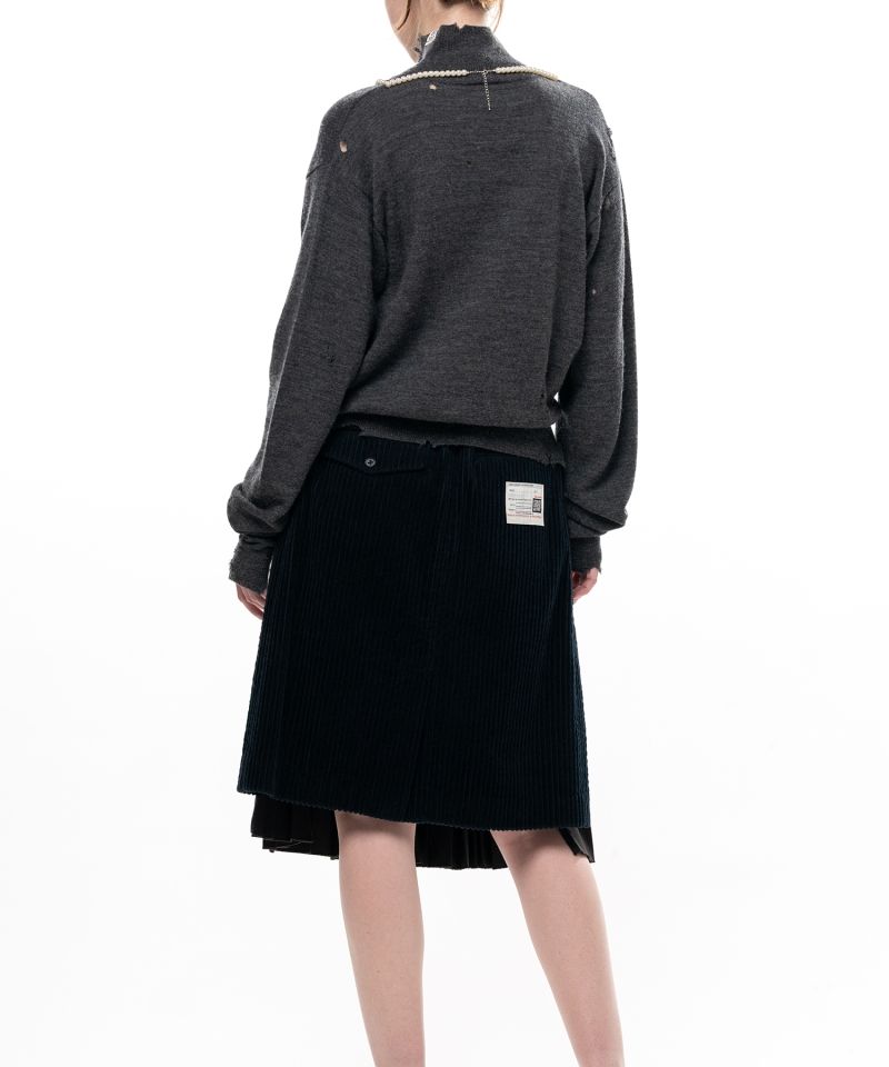 Pearl Distressed Knit Sweater