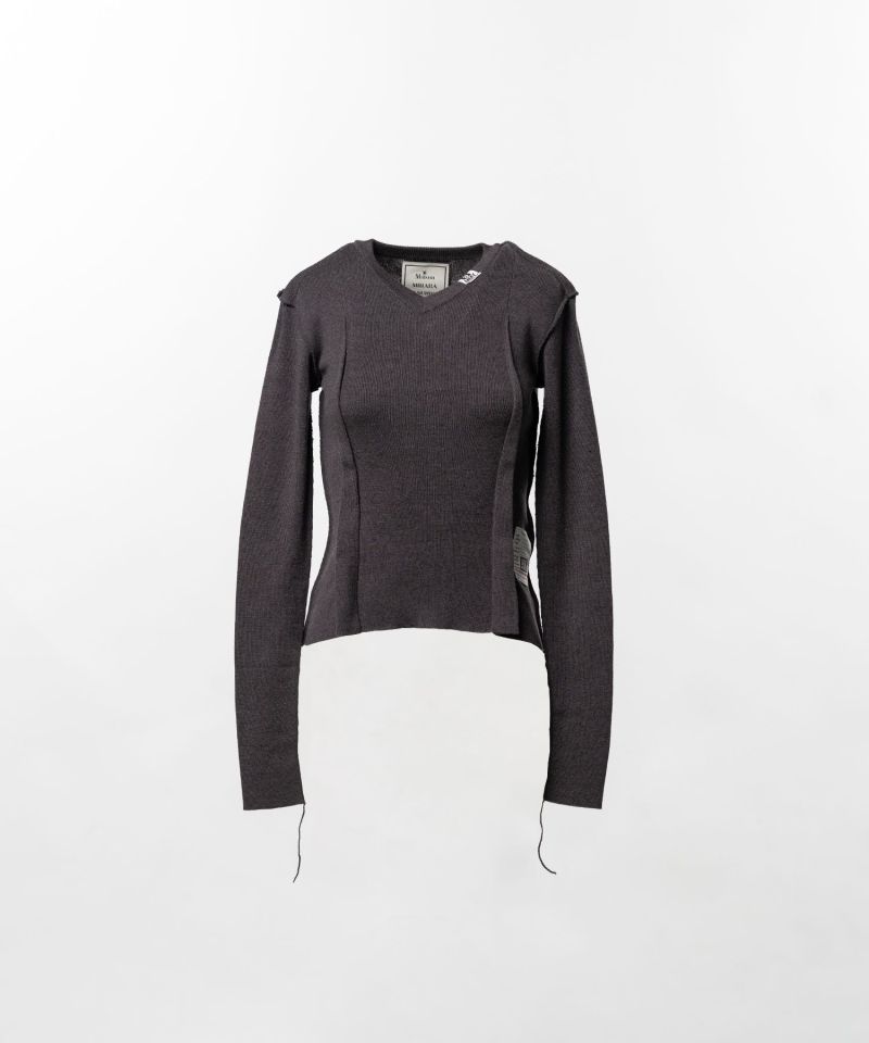 Inside-Out Knit Sweater