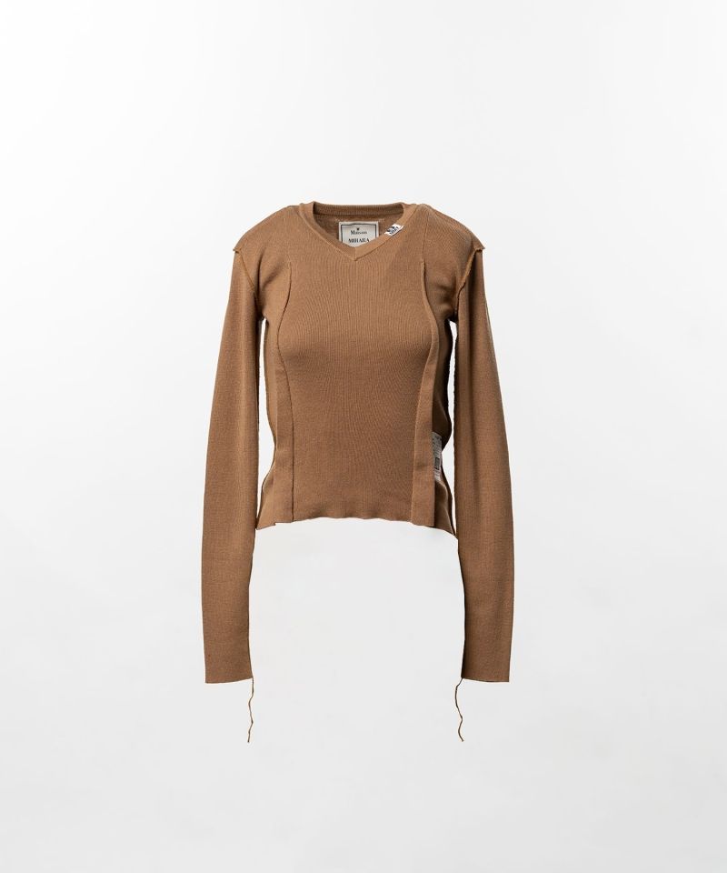 Inside-Out Knit Sweater