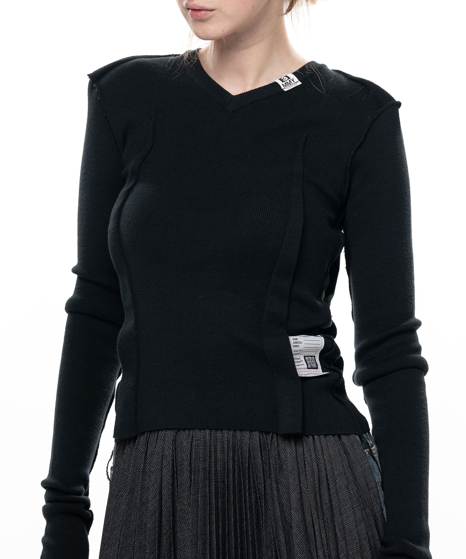 Inside-Out Knit Sweater