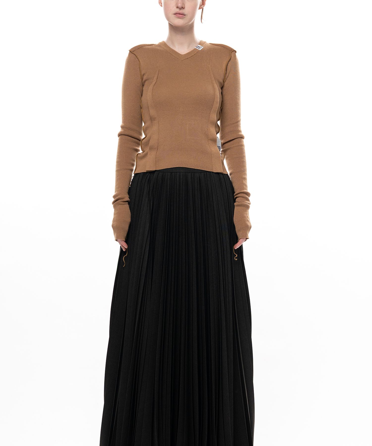 Inside-Out Knit Sweater