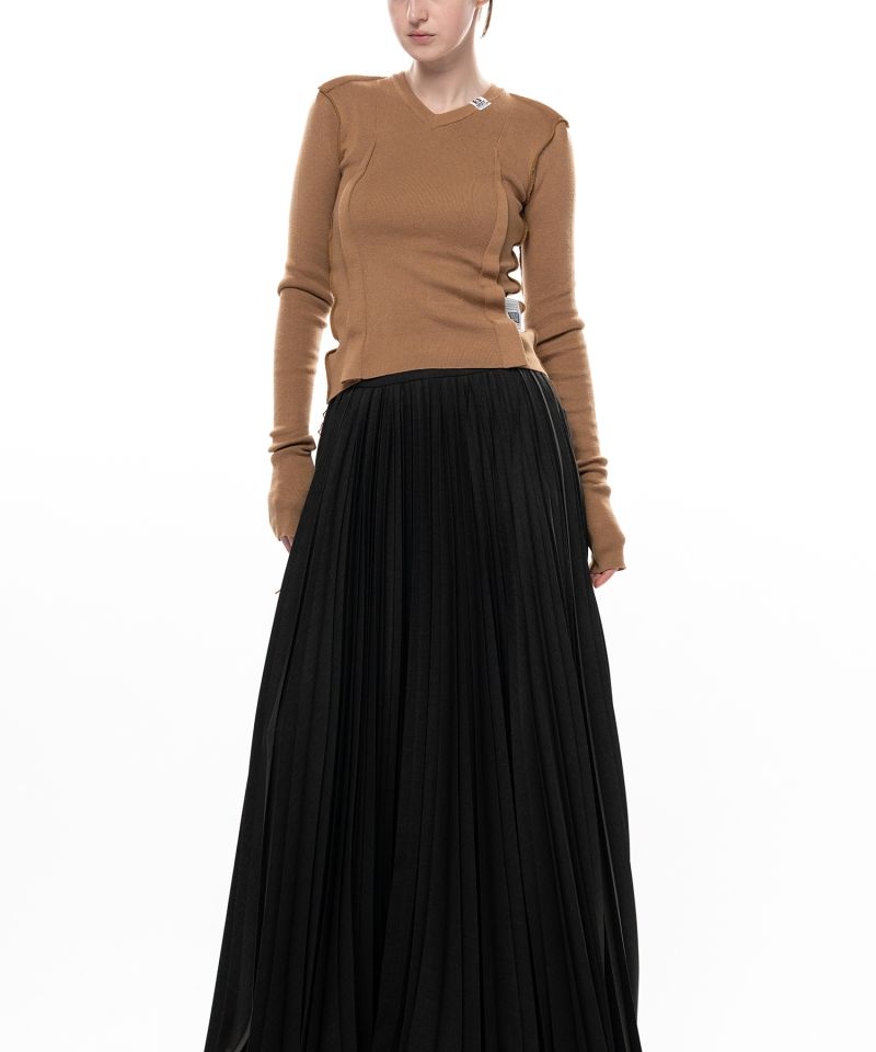 Inside-Out Knit Sweater