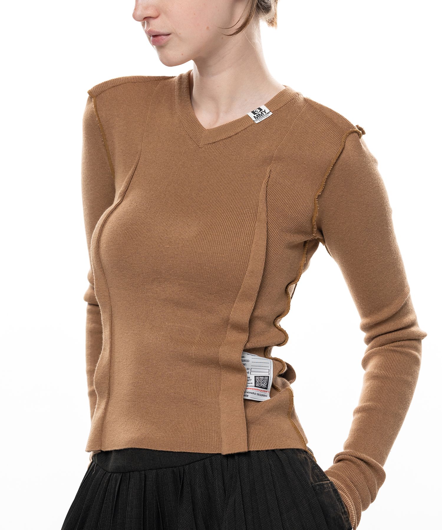 Inside-Out Knit Sweater