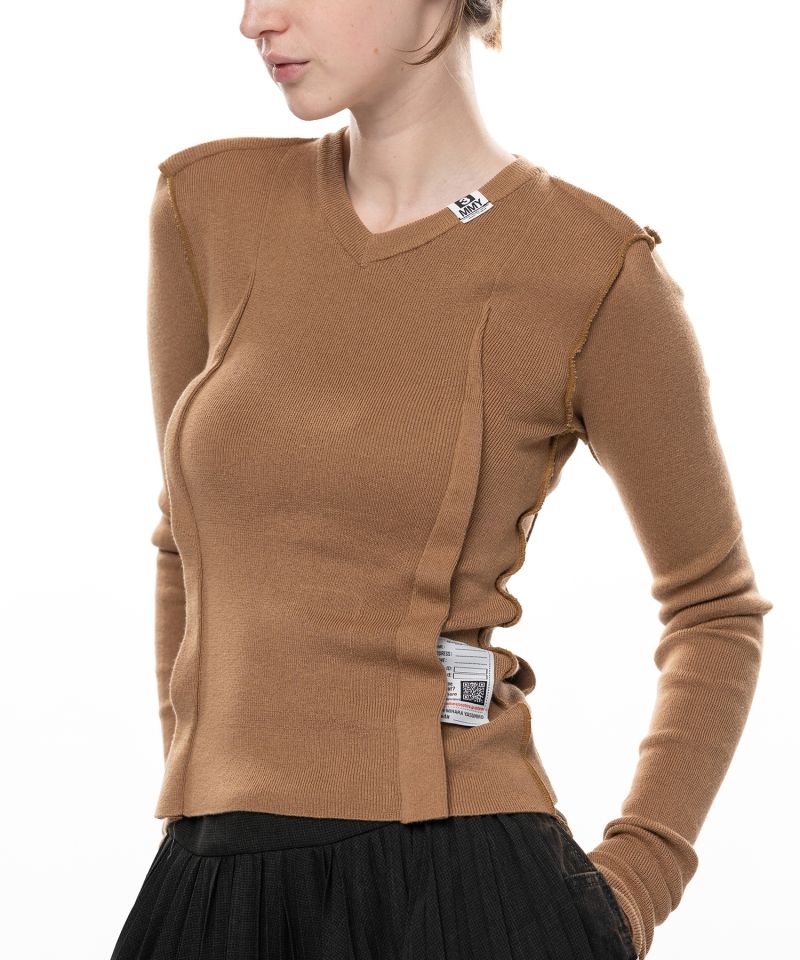Inside-Out Knit Sweater