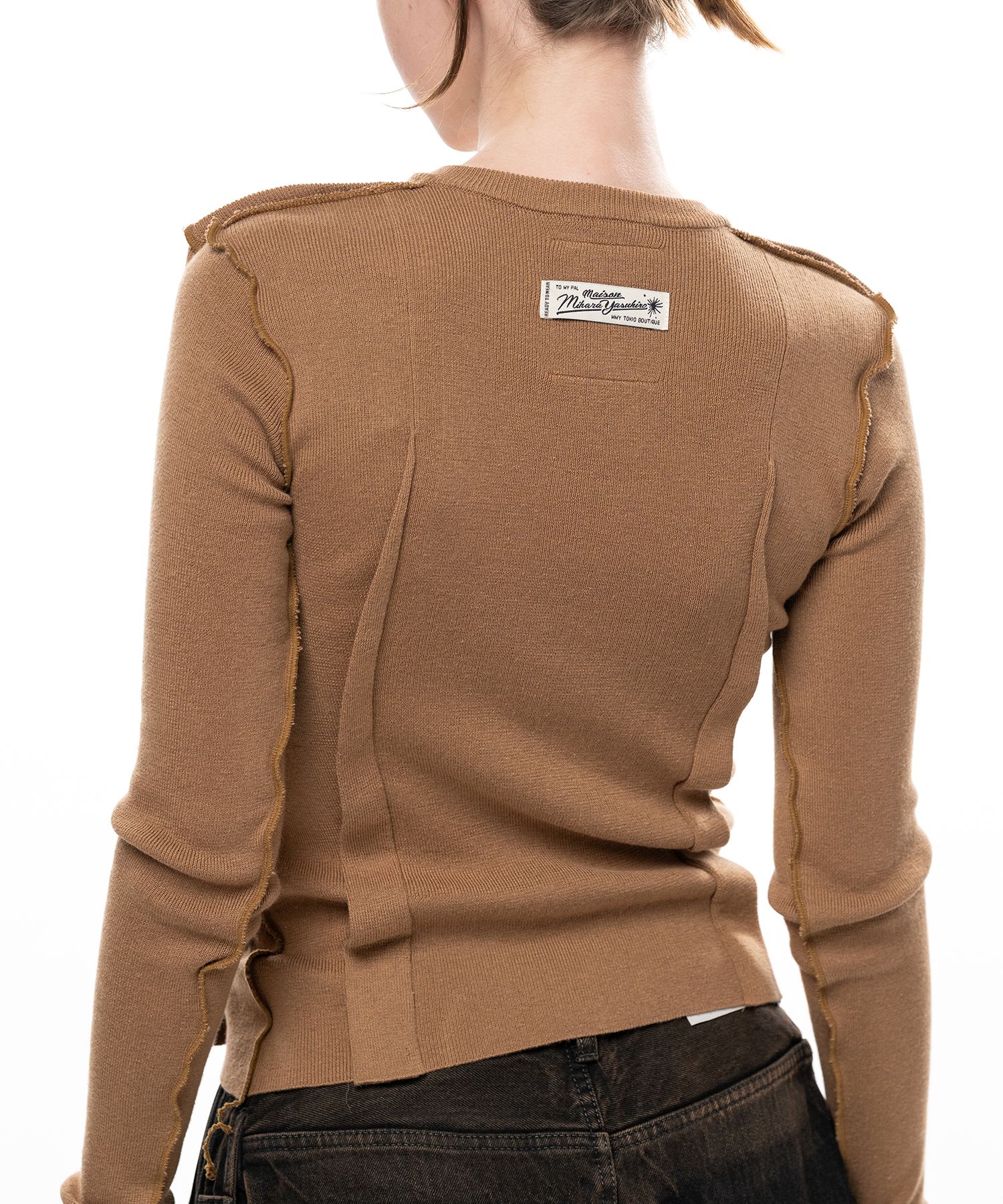 Inside-Out Knit Sweater