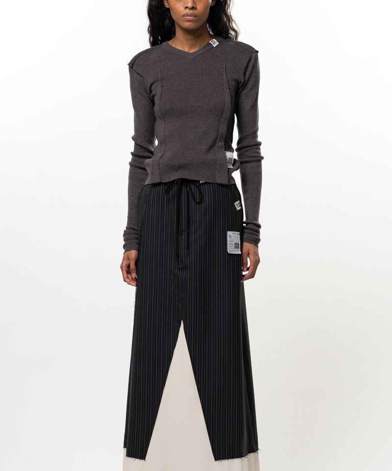 Inside-Out Knit Sweater