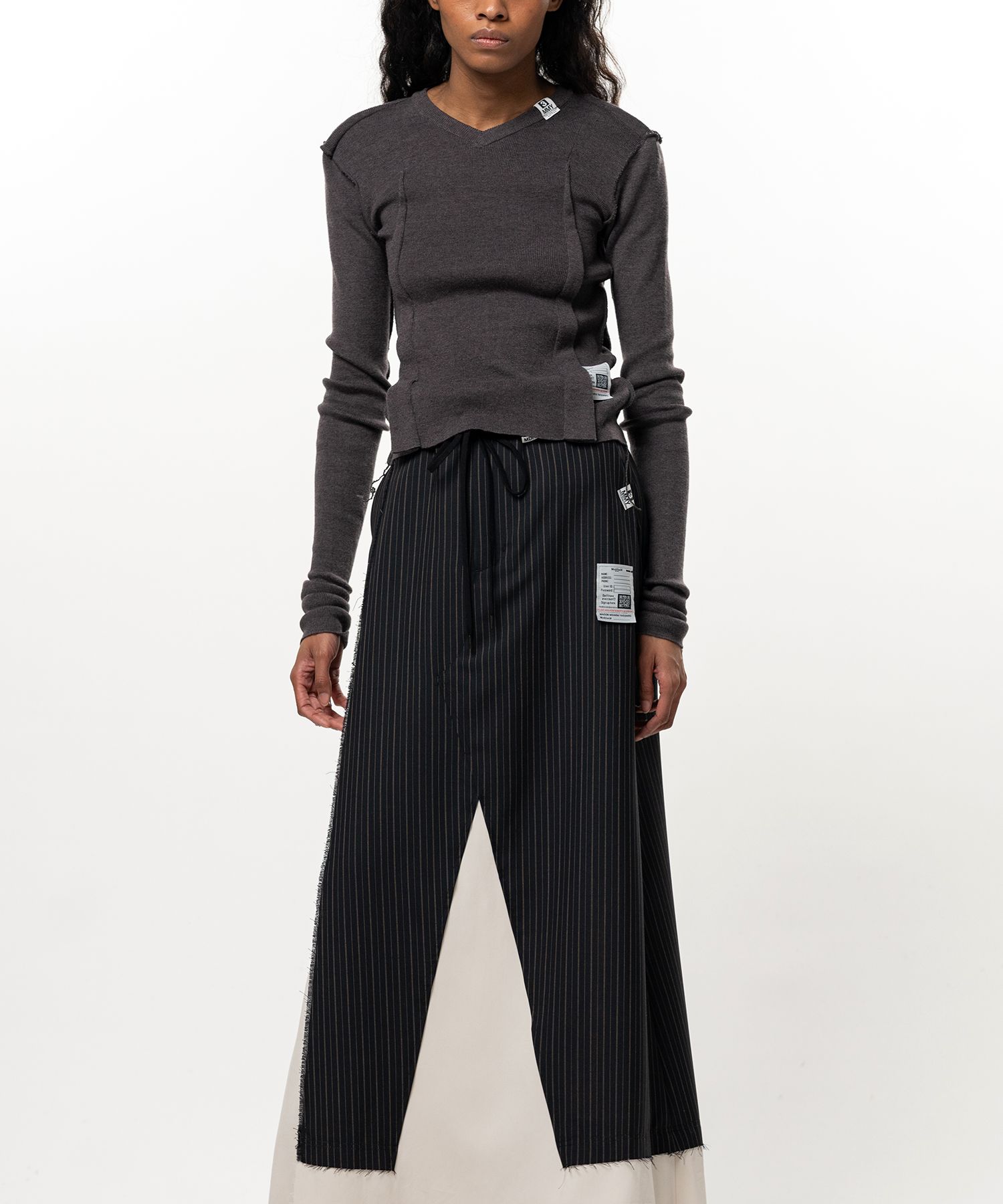 Inside-Out Knit Sweater