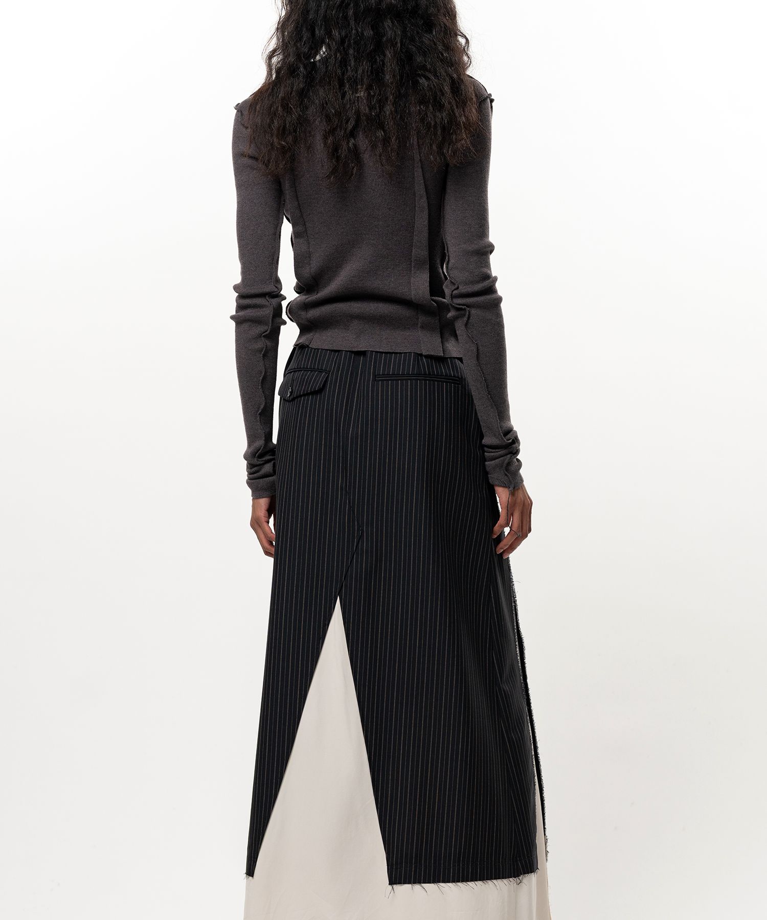 Inside-Out Knit Sweater