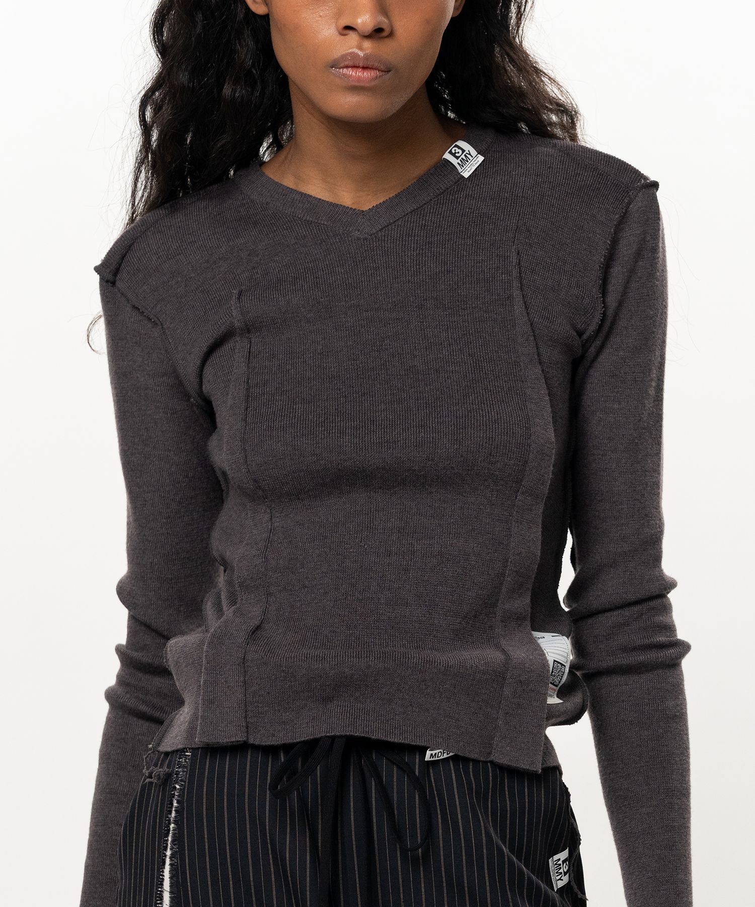 Inside-Out Knit Sweater