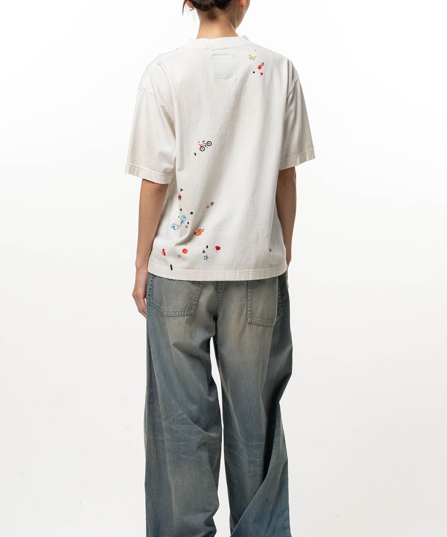 Kids Sticker Printed T-shirt