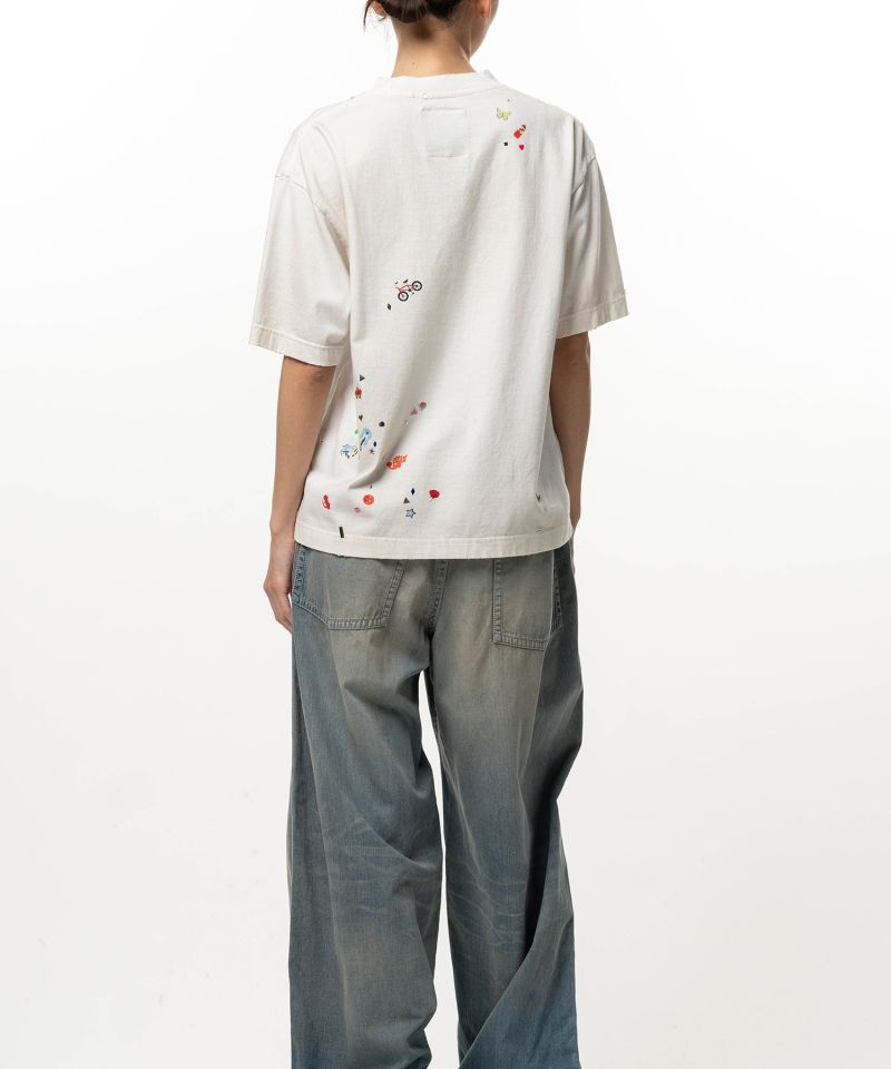 Kids Sticker Printed T-shirt