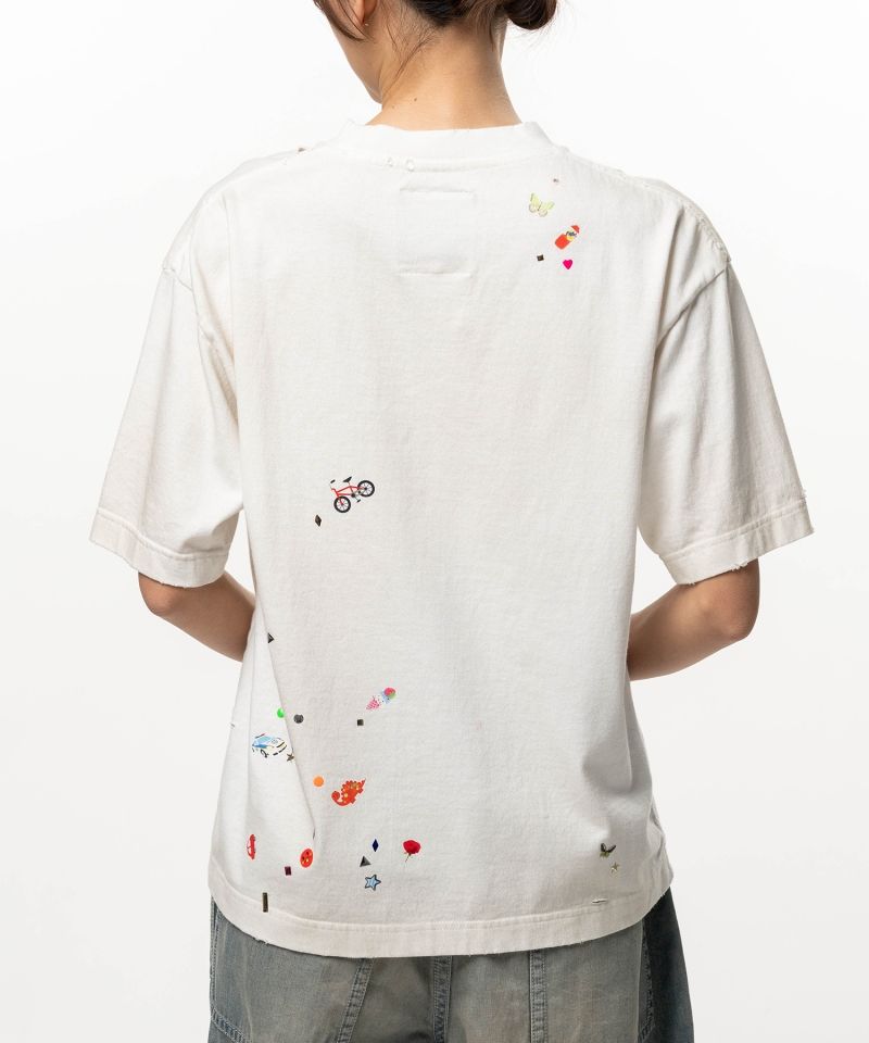 Kids Sticker Printed T-shirt