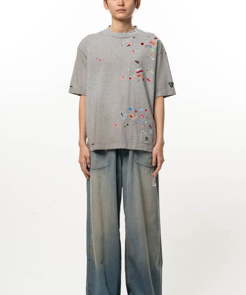 Kids Sticker Printed T-shirt