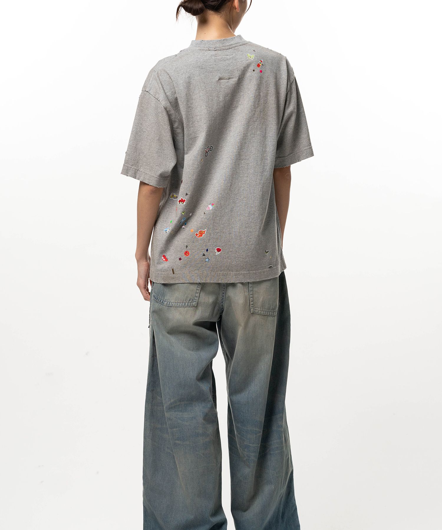 Kids Sticker Printed T-shirt