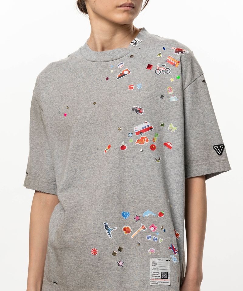 Kids Sticker Printed T-shirt