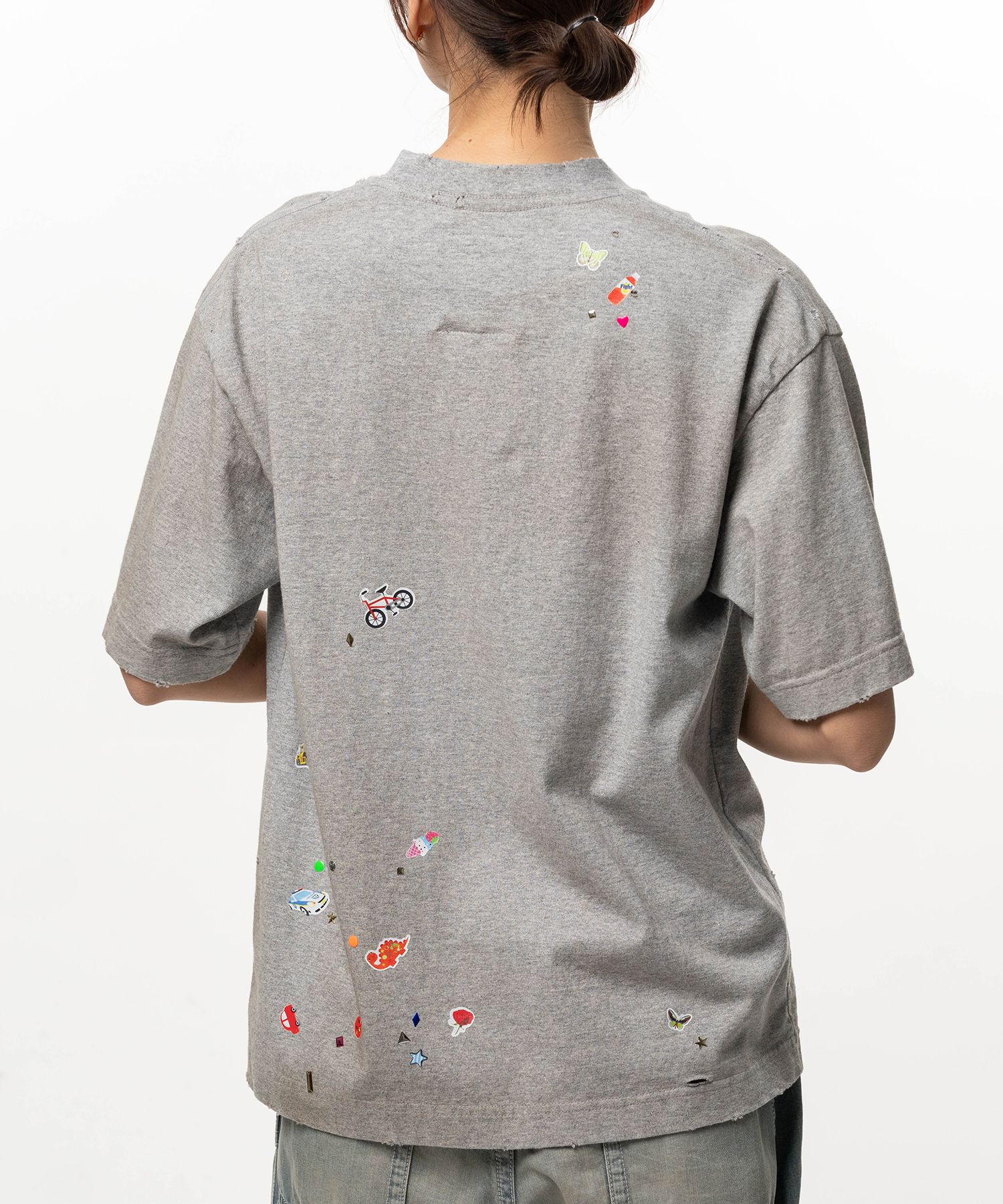 Kids Sticker Printed T-shirt