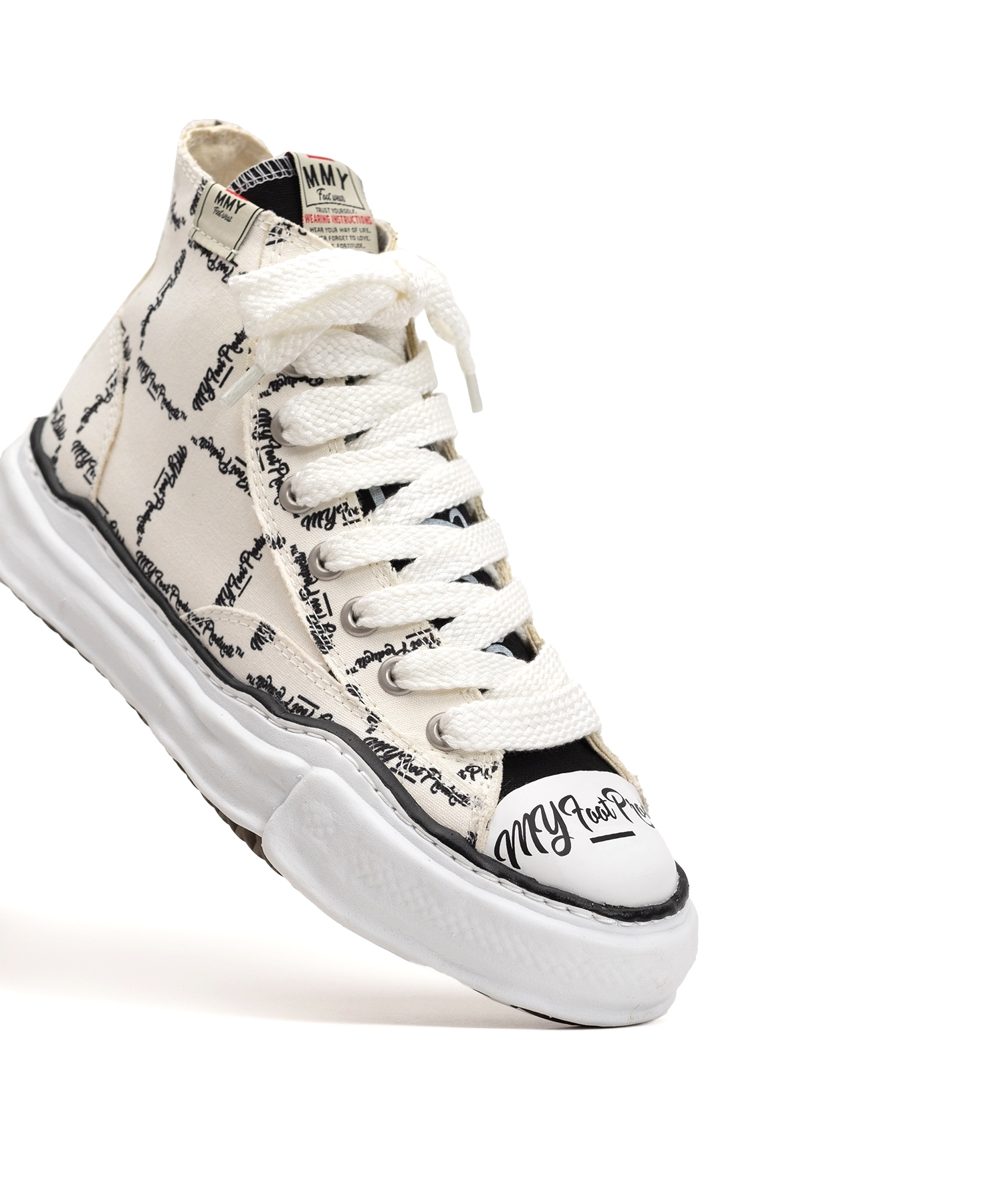 "PETERSON" OG Sole MY Printed High-top Sneaker