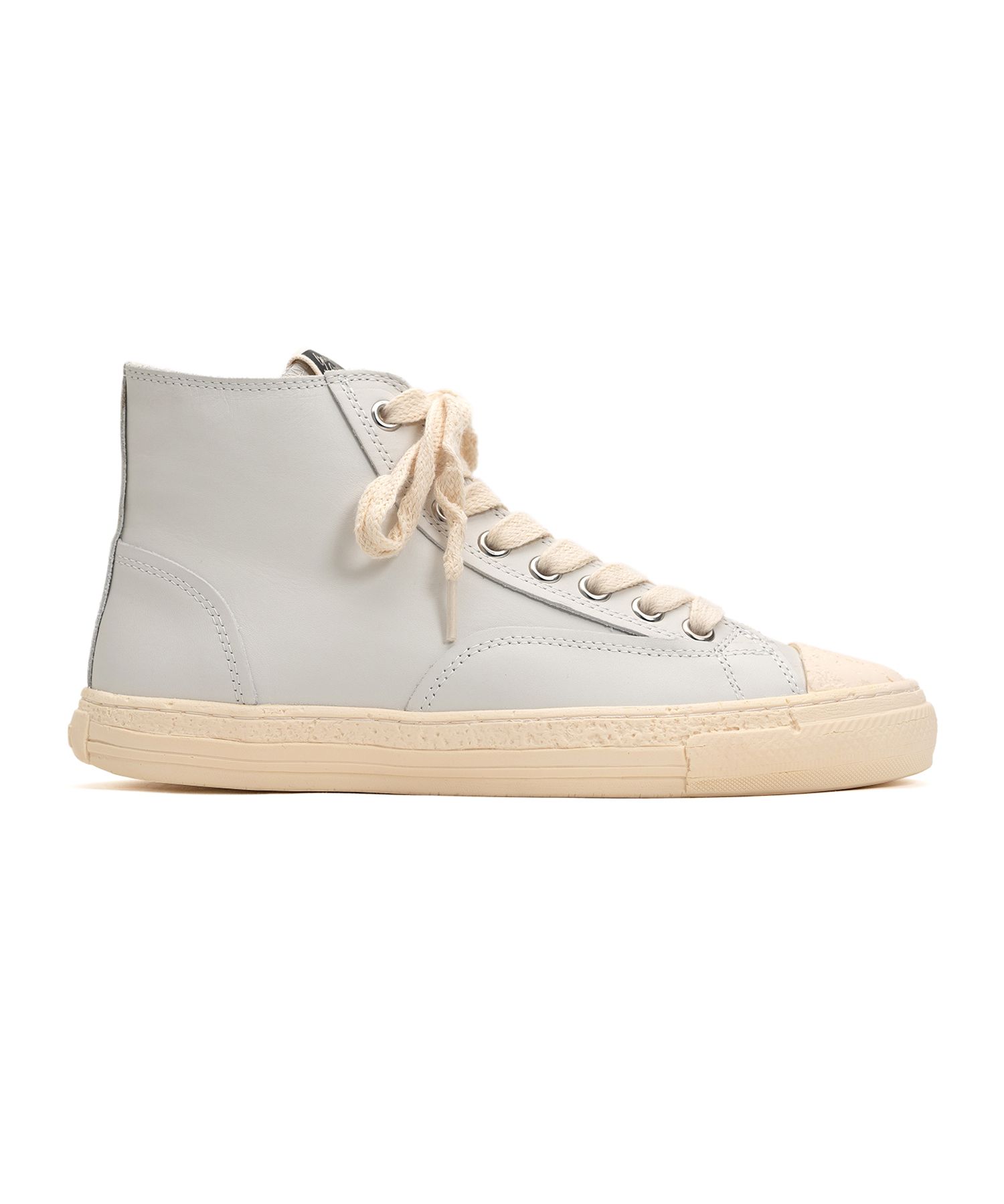 PAST Sole Leather High-top Sneaker