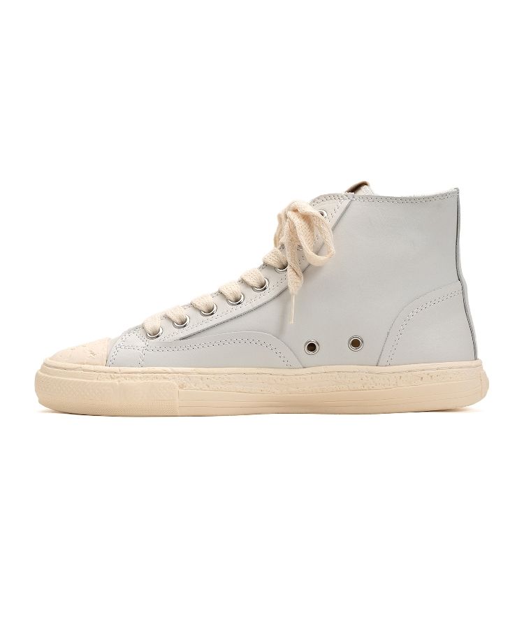 PAST Sole Leather High-top Sneaker