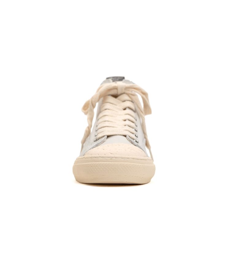 PAST Sole Leather High-top Sneaker