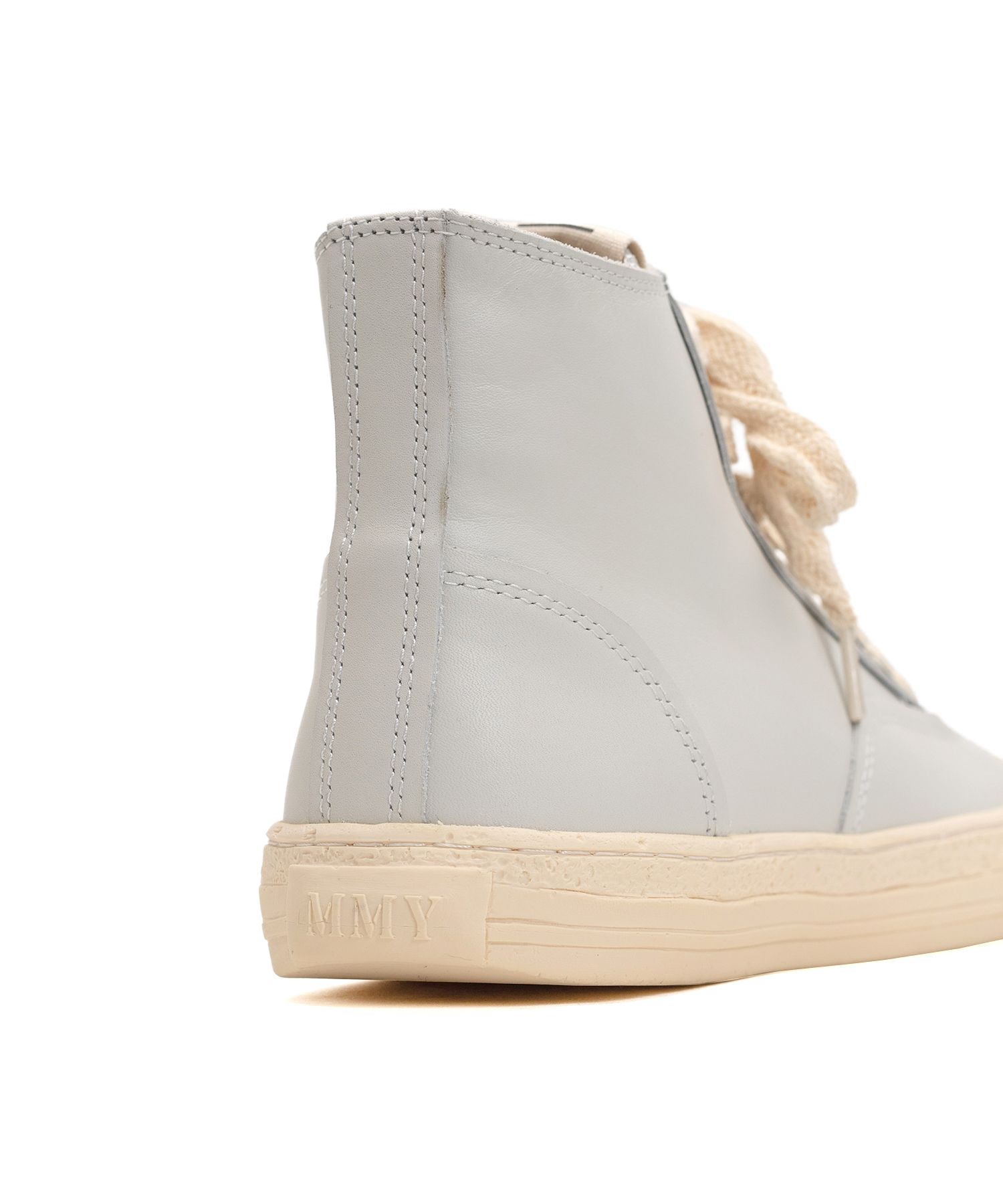 PAST Sole Leather High-top Sneaker