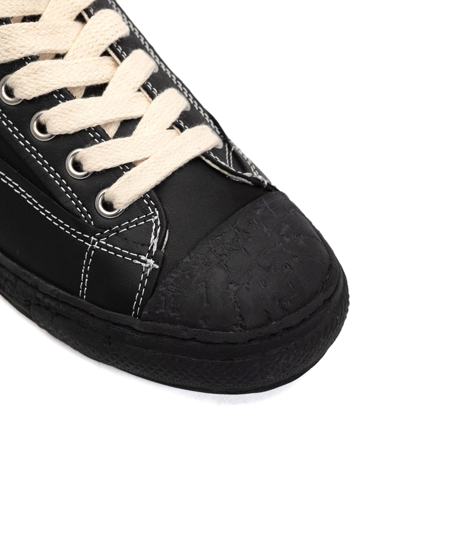 PAST Sole Leather High-top Sneaker