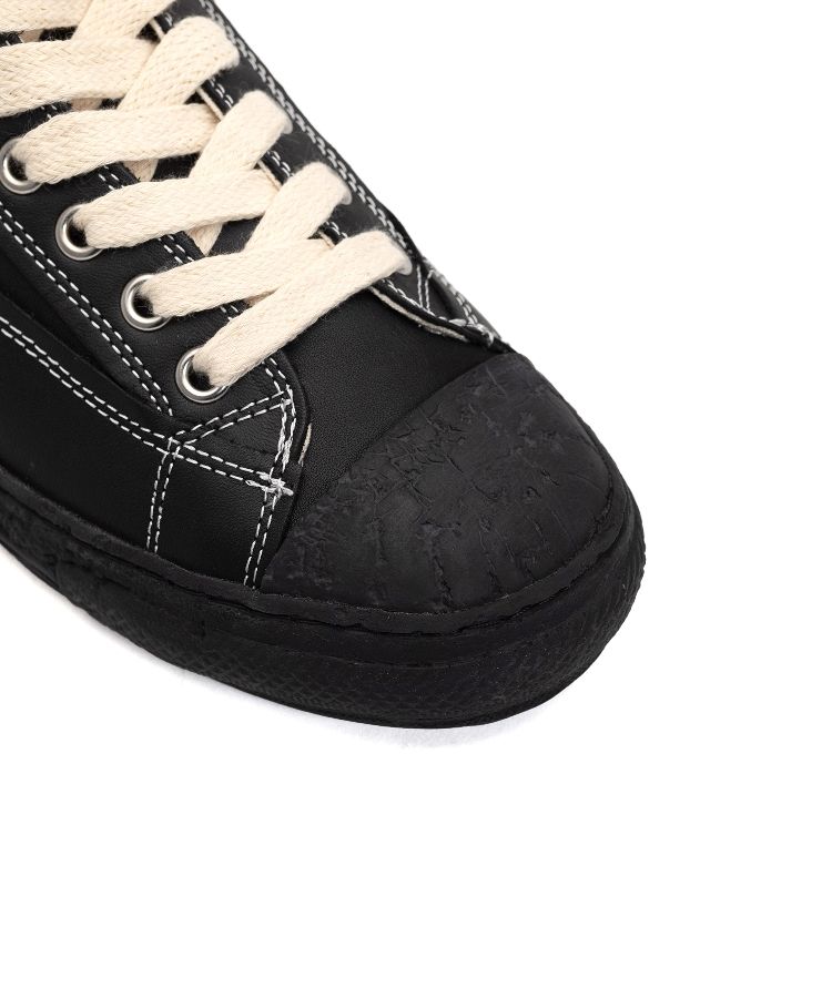 PAST Sole Leather High-top Sneaker