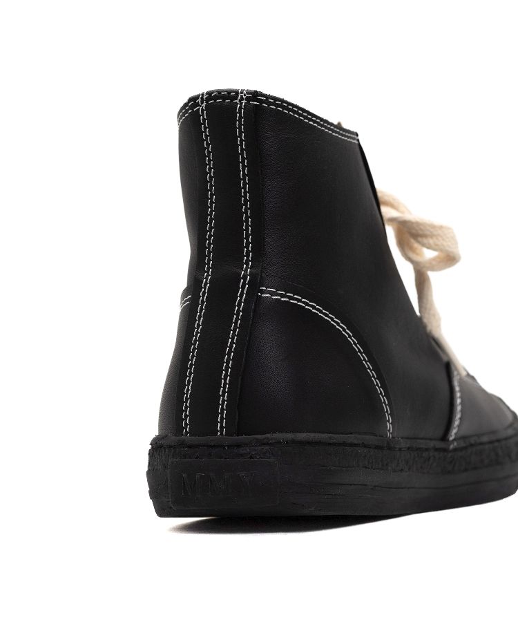 PAST Sole Leather High-top Sneaker