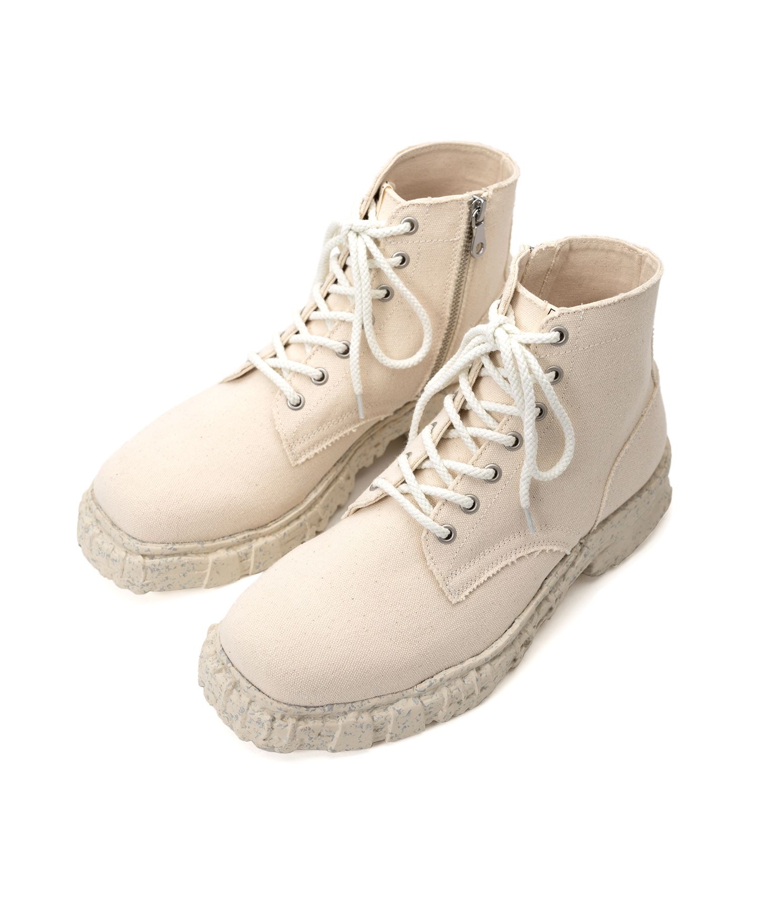 Vintage Like Sole Canvas Boots